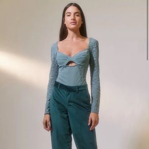 NWT Urban Outfitters Out From Under Dark Romantic Lace Bodysuit ✨